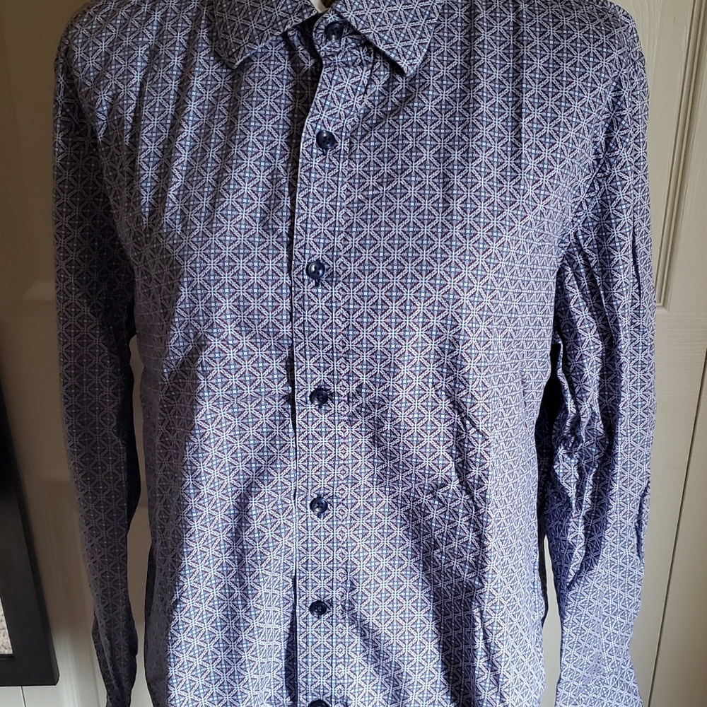 TASSO ELBA Button Down Cotton Shirt